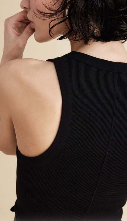 SoldOut.NYC Not So Basic Tank –  Black Size Small - Picture 4 of 7